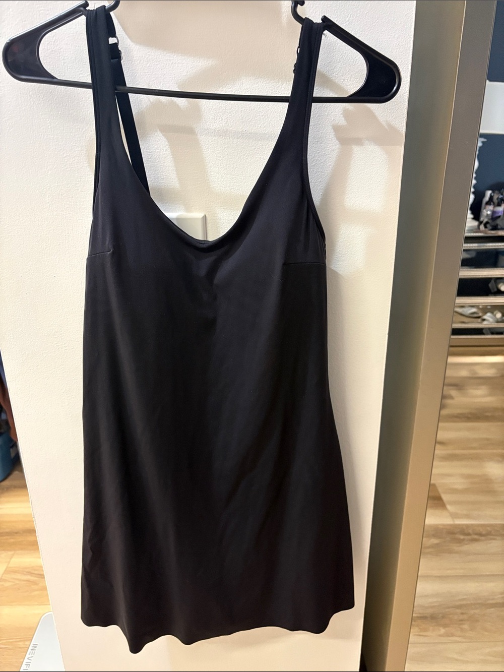 Gilly Hicks Black Slip Dress with Scoop Neck